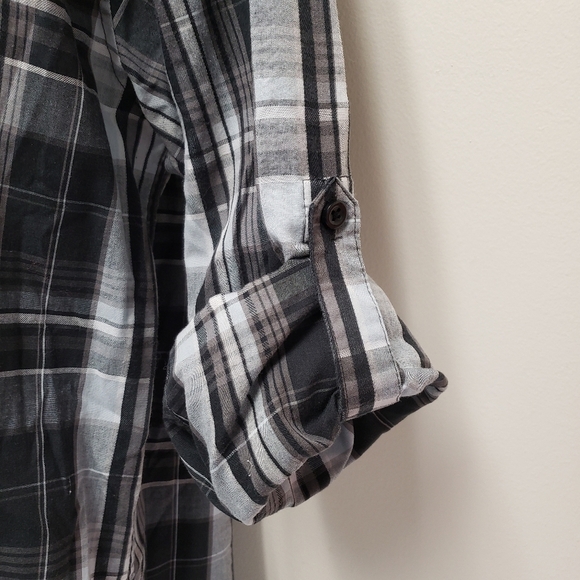 Beverly Hills Polo Club Mens Plaid Button Shirt Size XL - Picture 4 of 6